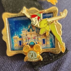 Disneyland 50th Anniversary Peter Pan Pin